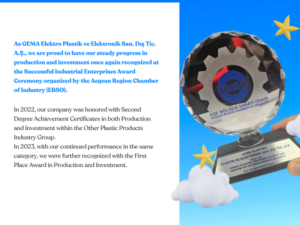 Aegean Region Chamber of Industry (EBSO) Successful Industrial Enterprises Award Ceremony